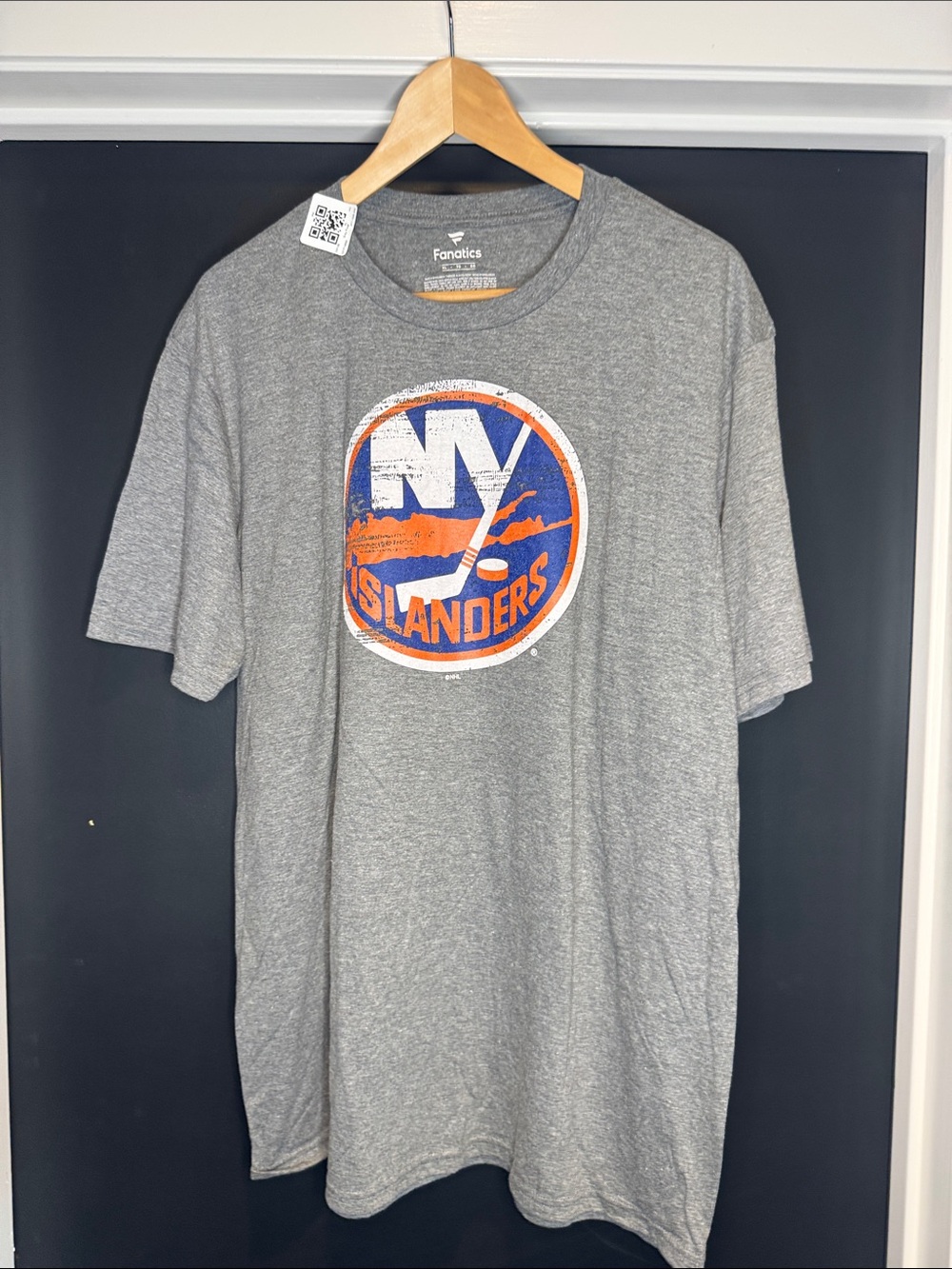 Fanatics NY Islanders Cory Schneider Shirt NHL Player Tee Gray XL Fanatics NWOT